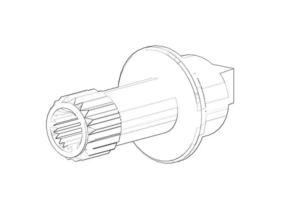 DORNBRACHT Anschluss ERSATZTEILE 092906030 D. 23 x 45 mm roh vernickelt, 092906030-07 Galeriebild 1